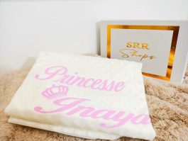 Couverture Bébé Personnaliser (Blanche)
