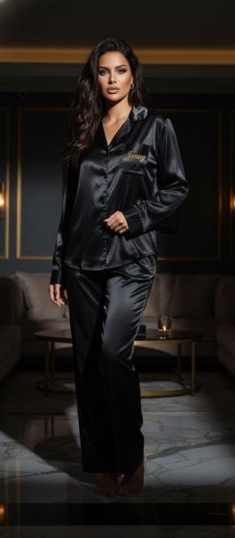 Ensemble De Pyjama (Noir)