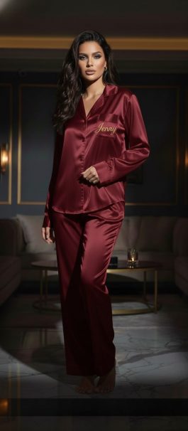 Ensemble De Pyjama (Rouge)